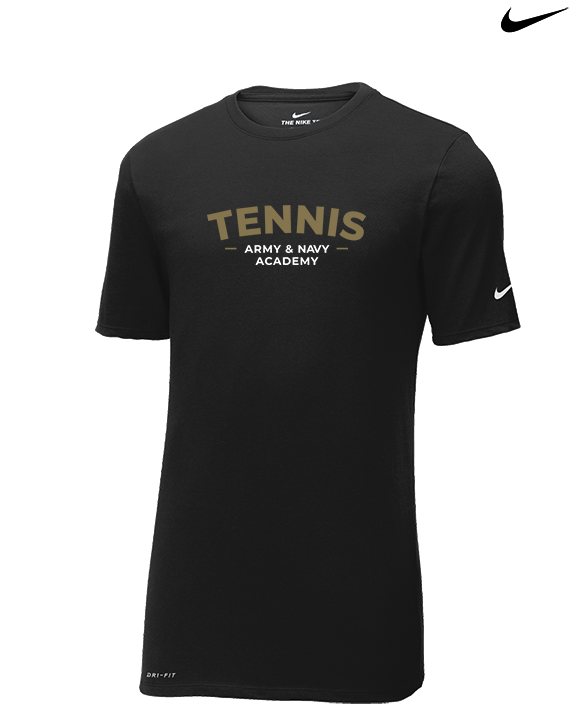 Army & Navy Academy Tennis Short - Mens Nike Cotton Poly Tee
