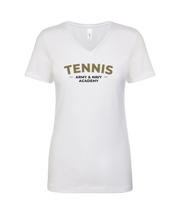 Army & Navy Academy Tennis Short - Womens Vneck