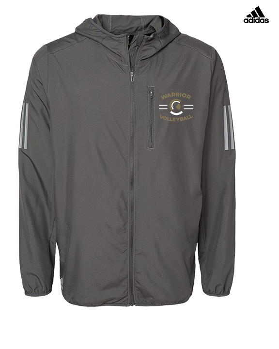 Army & Navy Academy Volleyball Curve - Mens Adidas Full Zip Jacket