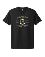 Army & Navy Academy Volleyball Curve - Mens Select Cotton T-Shirt