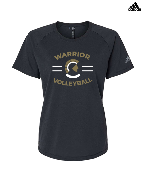 Army & Navy Academy Volleyball Curve - Womens Adidas Performance Shirt