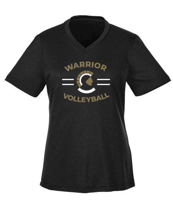 Army & Navy Academy Volleyball Curve - Womens Performance Shirt