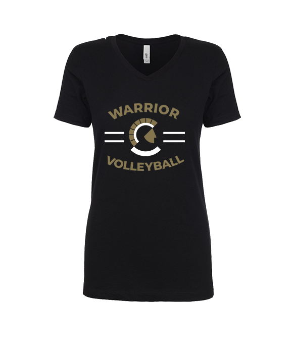 Army & Navy Academy Volleyball Curve - Womens V-Neck