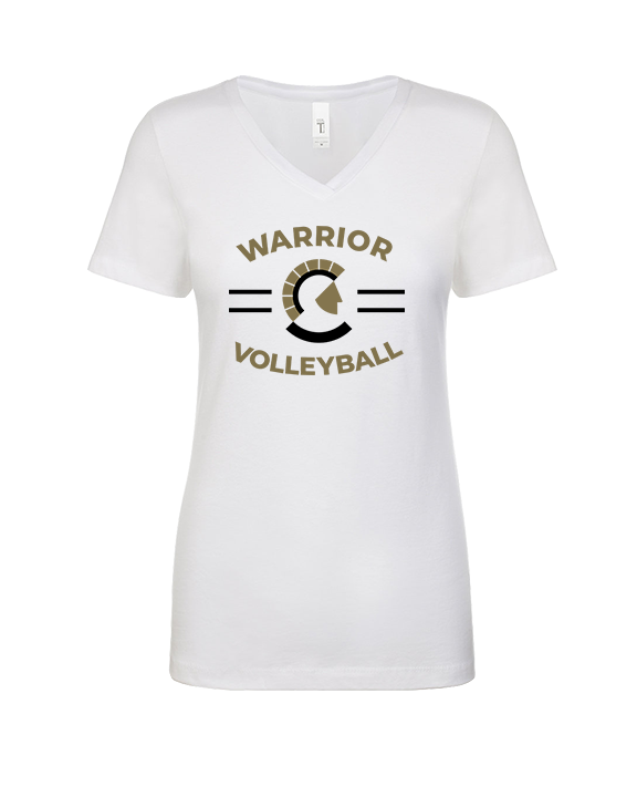 Army & Navy Academy Volleyball Curve - Womens V-Neck
