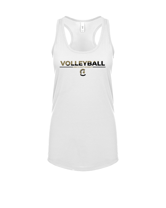 Army & Navy Academy Volleyball Cut - Womens Tank Top