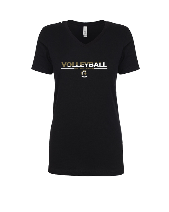 Army & Navy Academy Volleyball Cut - Womens Vneck