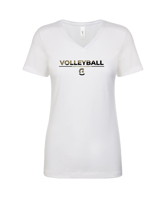 Army & Navy Academy Volleyball Cut - Womens Vneck