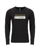 Army & Navy Academy Volleyball Pennant - Tri-Blend Long Sleeve