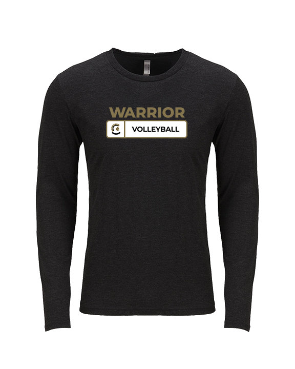 Army & Navy Academy Volleyball Pennant - Tri-Blend Long Sleeve