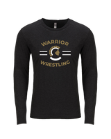 Army & Navy Academy Wrestling Curve - Tri-Blend Long Sleeve