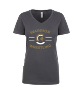 Army & Navy Academy Wrestling Curve - Womens V-Neck