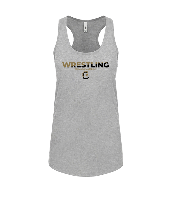 Army & Navy Academy Wrestling Cut - Womens Tank Top