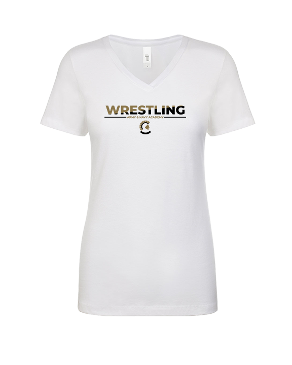 Army & Navy Academy Wrestling Cut - Womens Vneck