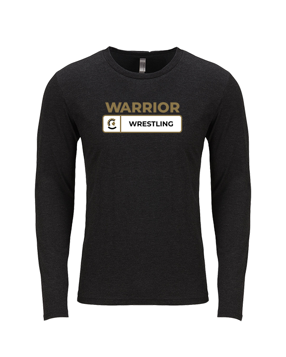 Army & Navy Academy Wrestling Pennant - Tri-Blend Long Sleeve