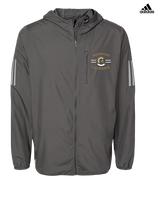 Army and Navy Academy Lacrosse Curve - Mens Adidas Full Zip Jacket