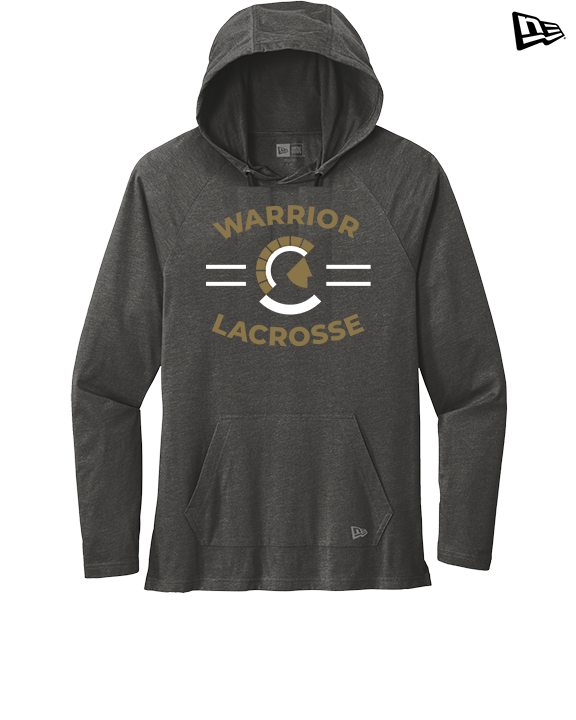 Army and Navy Academy Lacrosse Curve - New Era Tri-Blend Hoodie