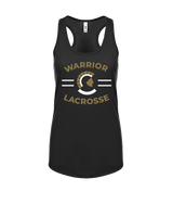 Army and Navy Academy Lacrosse Curve - Womens Tank Top