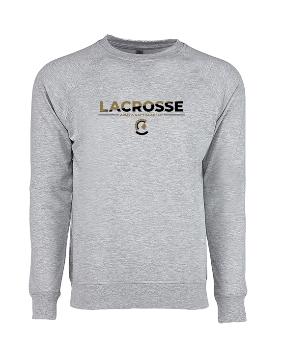 Army and Navy Academy Lacrosse Cut - Crewneck Sweatshirt