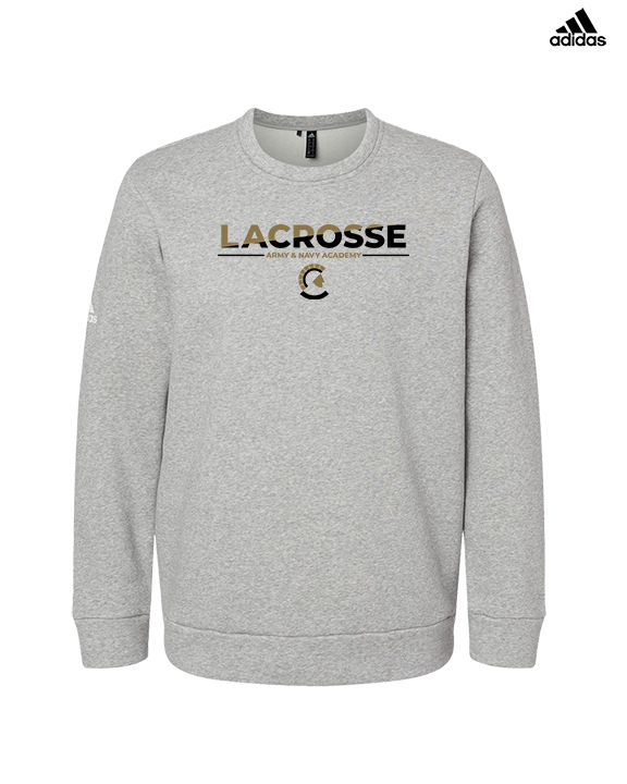 Army and Navy Academy Lacrosse Cut - Mens Adidas Crewneck