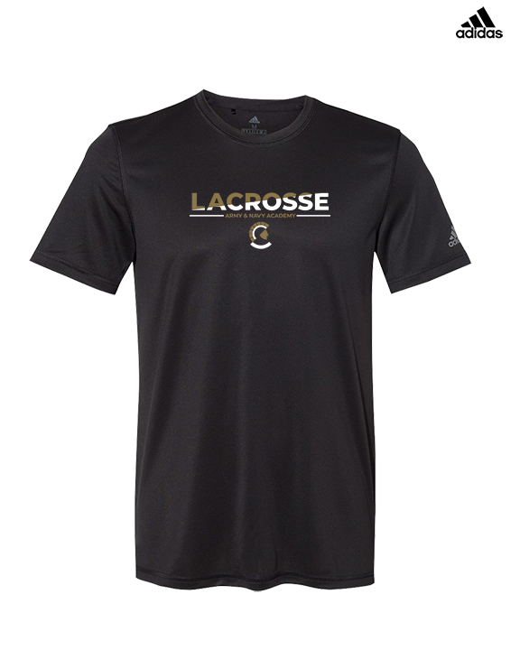 Army and Navy Academy Lacrosse Cut - Mens Adidas Performance Shirt