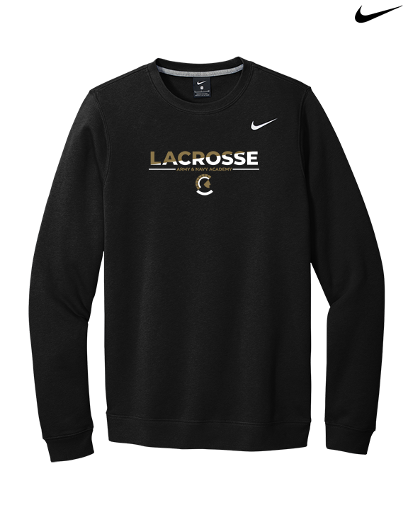 Army and Navy Academy Lacrosse Cut - Mens Nike Crewneck
