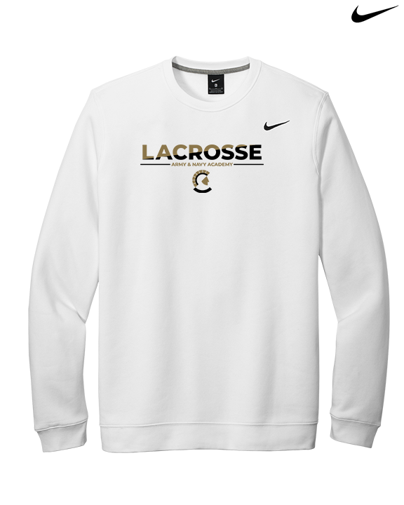 Army and Navy Academy Lacrosse Cut - Mens Nike Crewneck