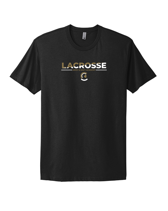 Army and Navy Academy Lacrosse Cut - Mens Select Cotton T-Shirt