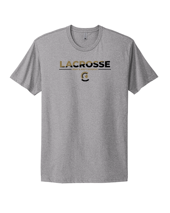 Army and Navy Academy Lacrosse Cut - Mens Select Cotton T-Shirt
