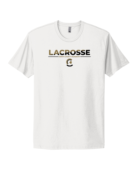 Army and Navy Academy Lacrosse Cut - Mens Select Cotton T-Shirt