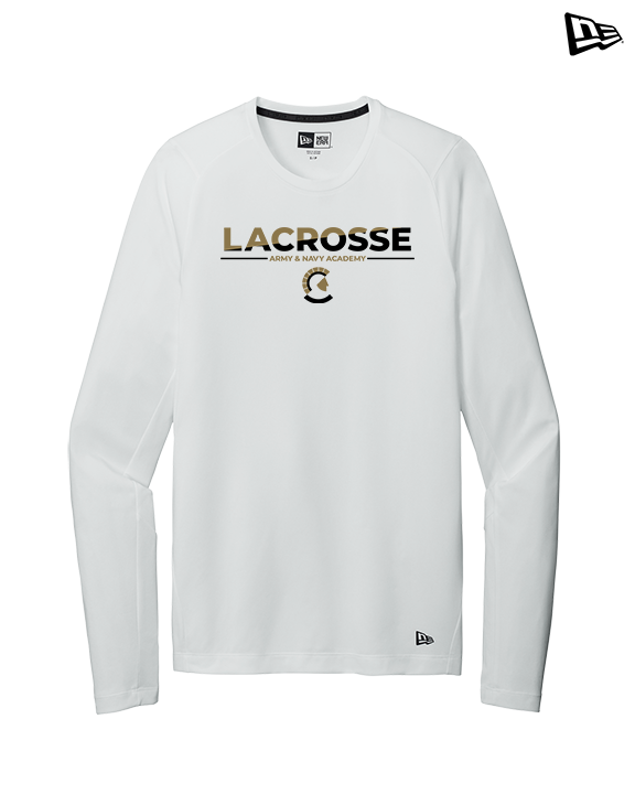 Army and Navy Academy Lacrosse Cut - New Era Performance Long Sleeve