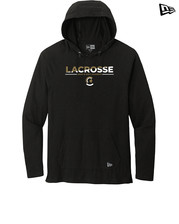 Army and Navy Academy Lacrosse Cut - New Era Tri-Blend Hoodie