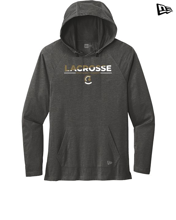 Army and Navy Academy Lacrosse Cut - New Era Tri-Blend Hoodie