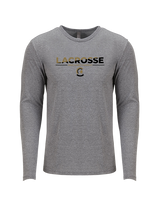 Army and Navy Academy Lacrosse Cut - Tri-Blend Long Sleeve