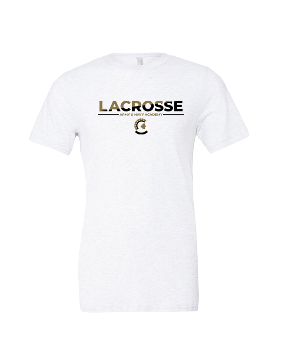 Army and Navy Academy Lacrosse Cut - Tri-Blend Shirt