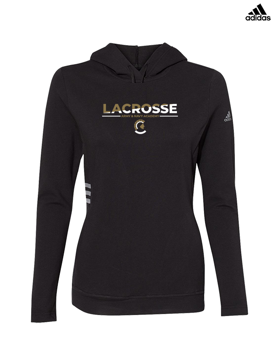 Army and Navy Academy Lacrosse Cut - Womens Adidas Hoodie