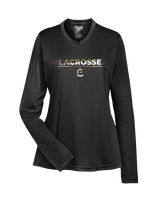 Army and Navy Academy Lacrosse Cut - Womens Performance Longsleeve