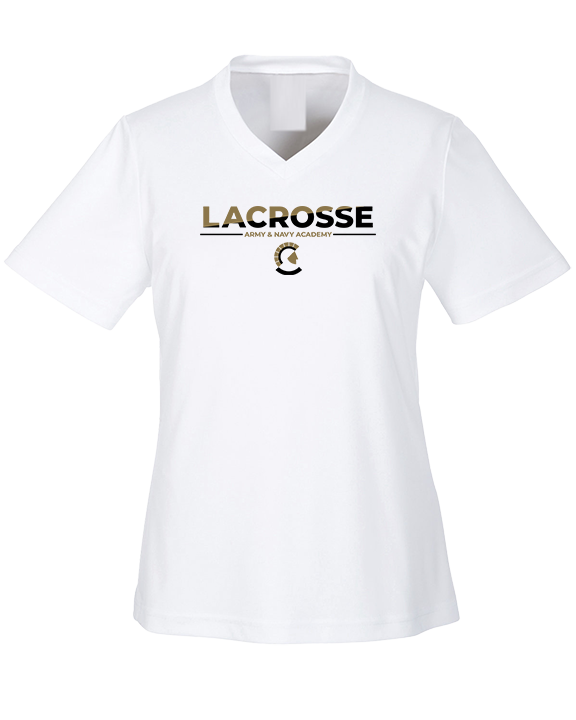 Army and Navy Academy Lacrosse Cut - Womens Performance Shirt