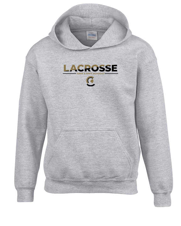 Army and Navy Academy Lacrosse Cut - Youth Hoodie