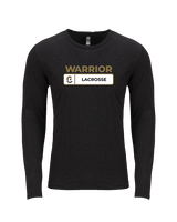 Army and Navy Academy Lacrosse Pennant - Tri-Blend Long Sleeve