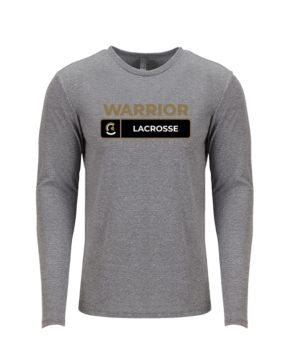 Army and Navy Academy Lacrosse Pennant - Tri-Blend Long Sleeve