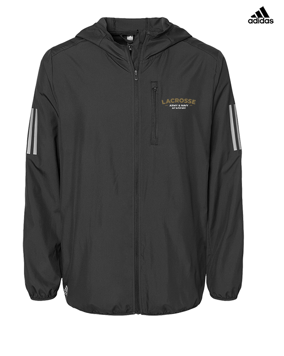 Army and Navy Academy Lacrosse Short - Mens Adidas Full Zip Jacket