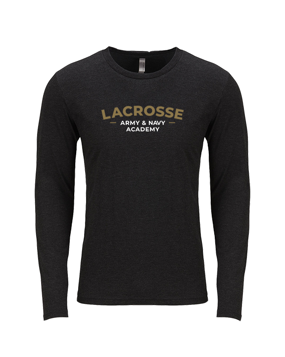 Army and Navy Academy Lacrosse Short - Tri-Blend Long Sleeve
