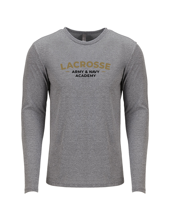 Army and Navy Academy Lacrosse Short - Tri-Blend Long Sleeve