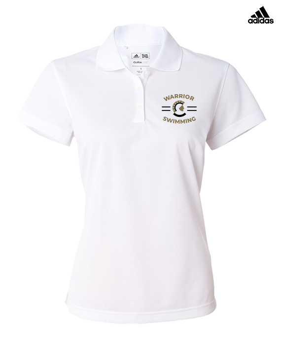 Army & Navy Academy Swimming Curve - Adidas Womens Polo