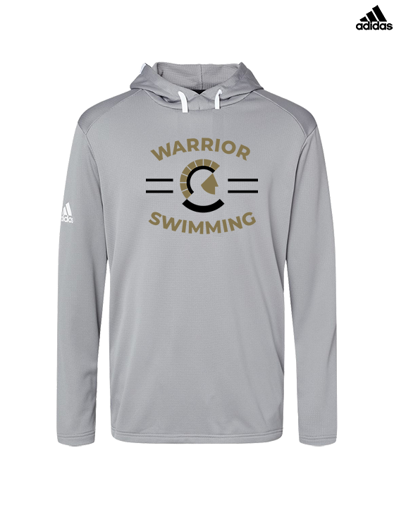 Army & Navy Academy Swimming Curve - Mens Adidas Hoodie