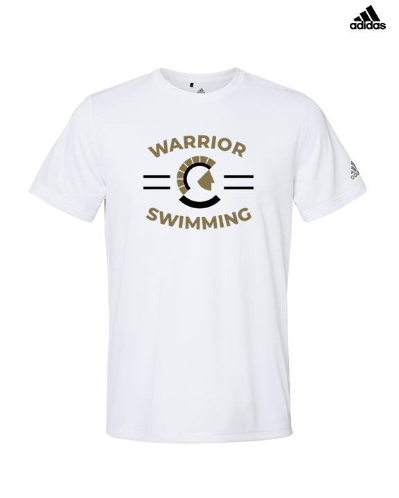 Army & Navy Academy Swimming Curve - Mens Adidas Performance Shirt