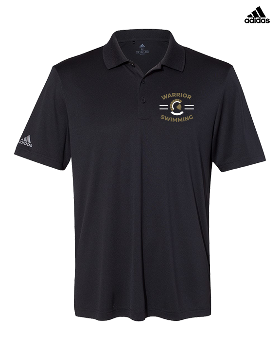 Army & Navy Academy Swimming Curve - Mens Adidas Polo