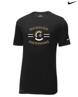 Army & Navy Academy Swimming Curve - Mens Nike Cotton Poly Tee
