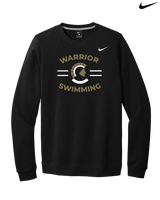 Army & Navy Academy Swimming Curve - Mens Nike Crewneck