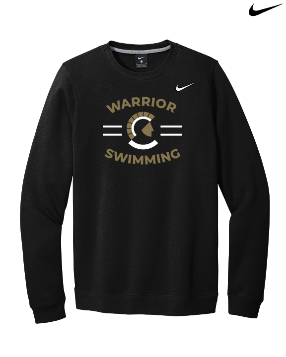 Army & Navy Academy Swimming Curve - Mens Nike Crewneck